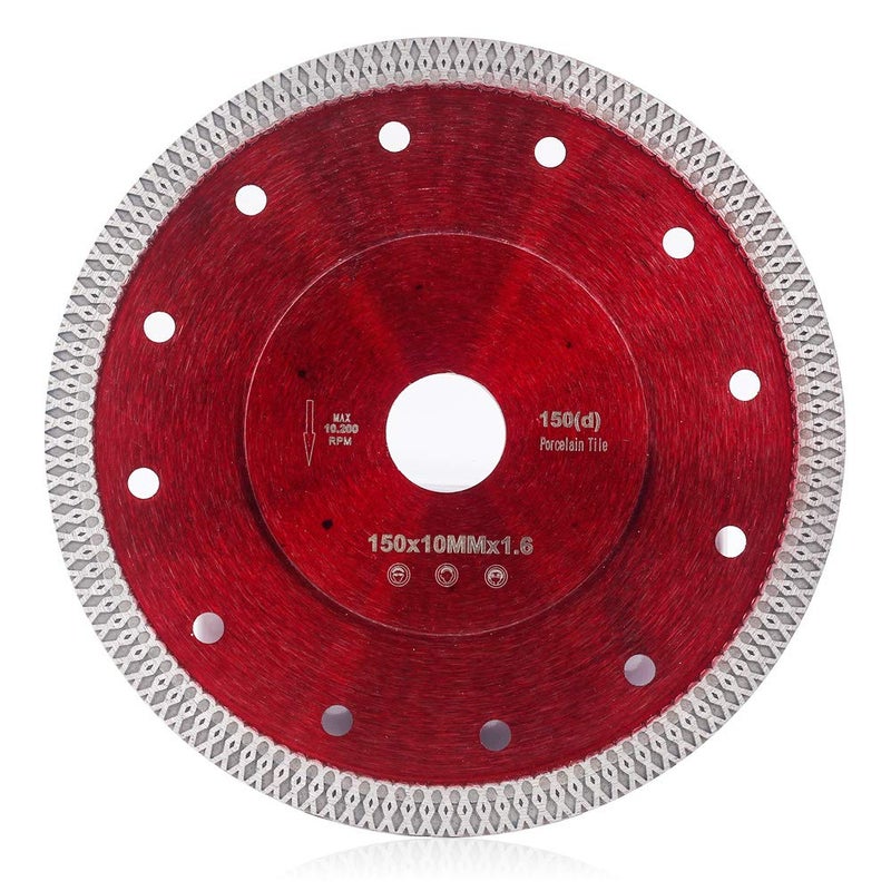 Casaverde 6 inch Porcelain Cutting Blade Diamond Cutting Blade for Granite Marble Ceramic Tiles - Image 1